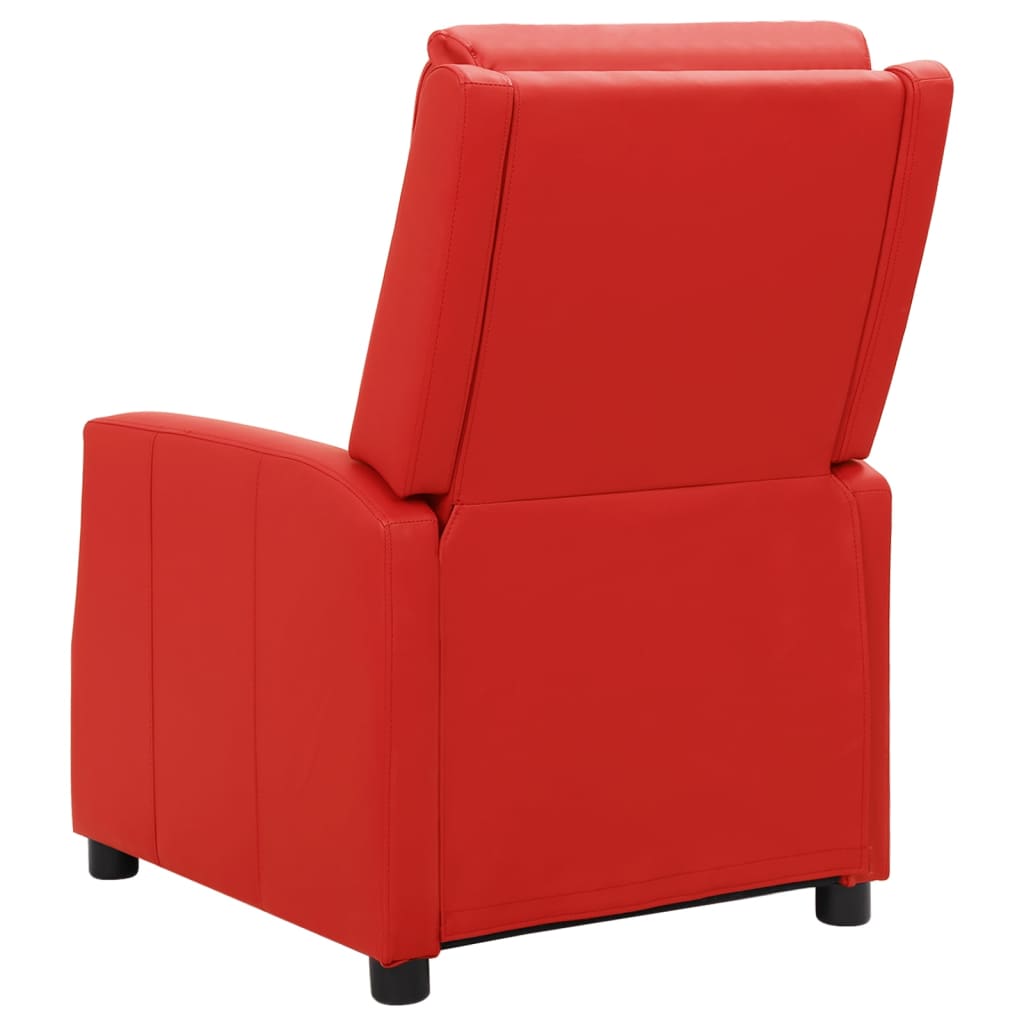 Relaxsessel Rot Kunstleder