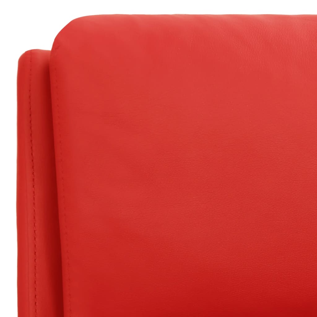 Relaxsessel Rot Kunstleder