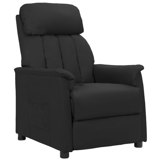 Relaxsessel Schwarz Kunstleder