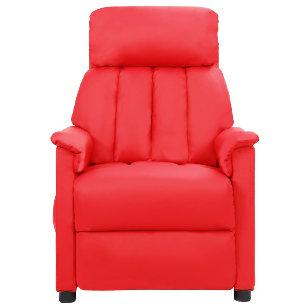 Relaxsessel Rot Kunstleder