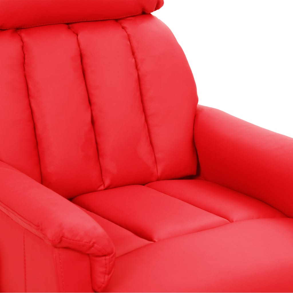 Relaxsessel Rot Kunstleder
