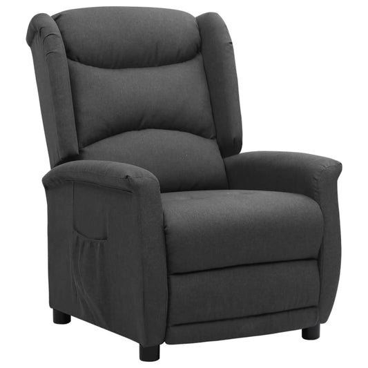 Relaxsessel Dunkelgrau Stoff
