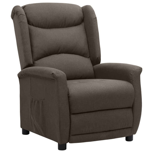 Relaxsessel Braun Stoff
