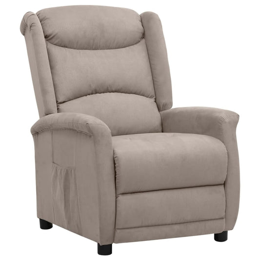 Relaxsessel Taupe Mikrofasergewebe