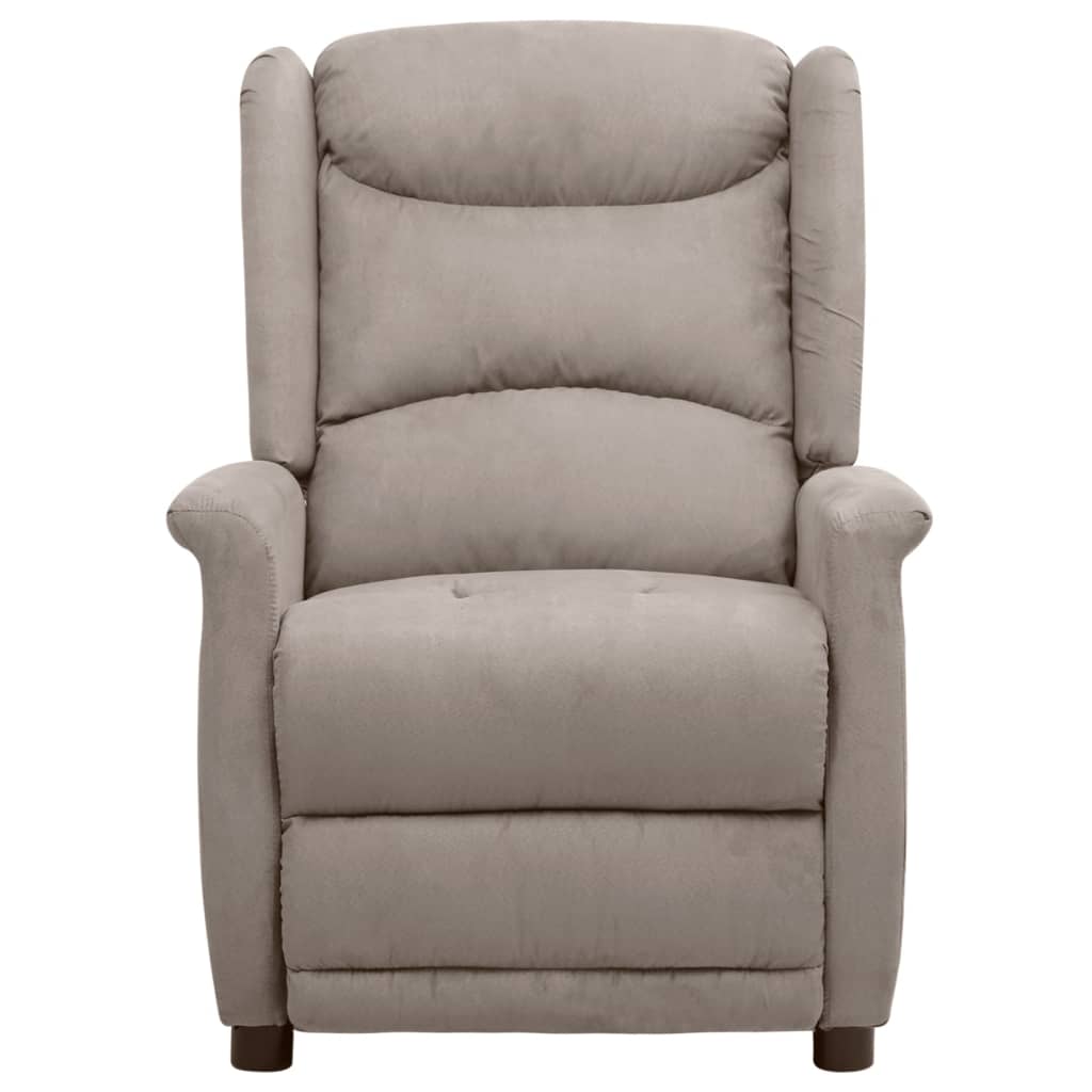 Relaxsessel Taupe Mikrofasergewebe