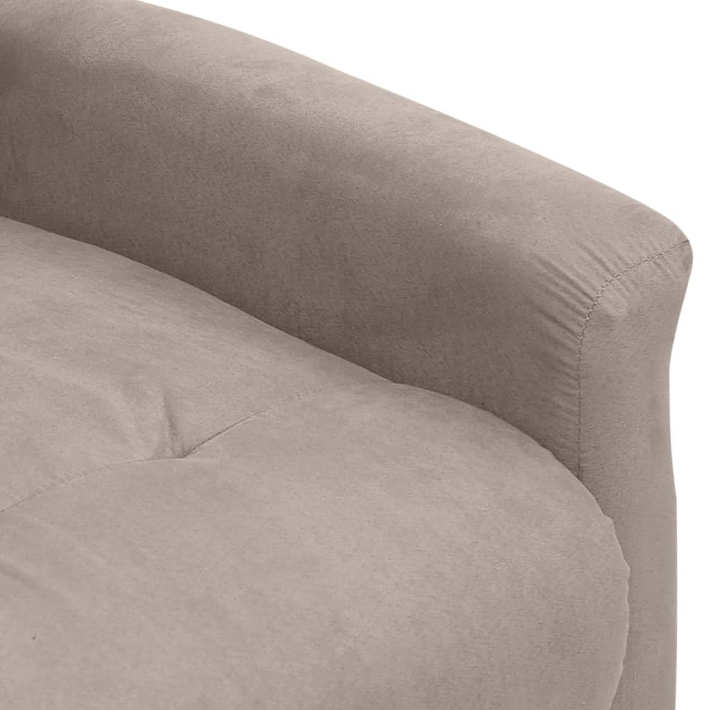 Relaxsessel Taupe Mikrofasergewebe