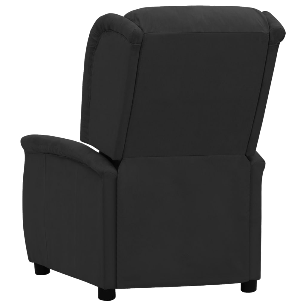 Relaxsessel Schwarz Mikrofasergewebe