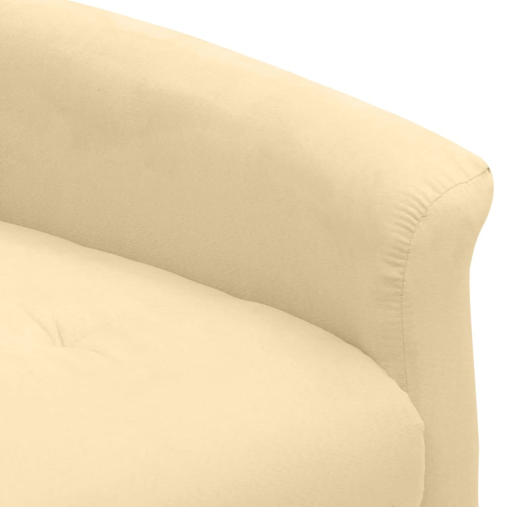 Relaxsessel Creme Mikrofasergewebe