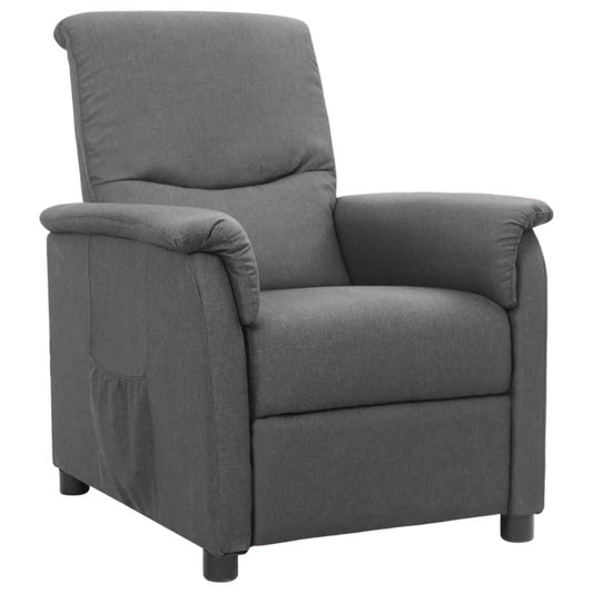 Relaxsessel Hellgrau Stoff