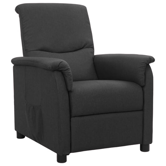 Relaxsessel Dunkelgrau Stoff