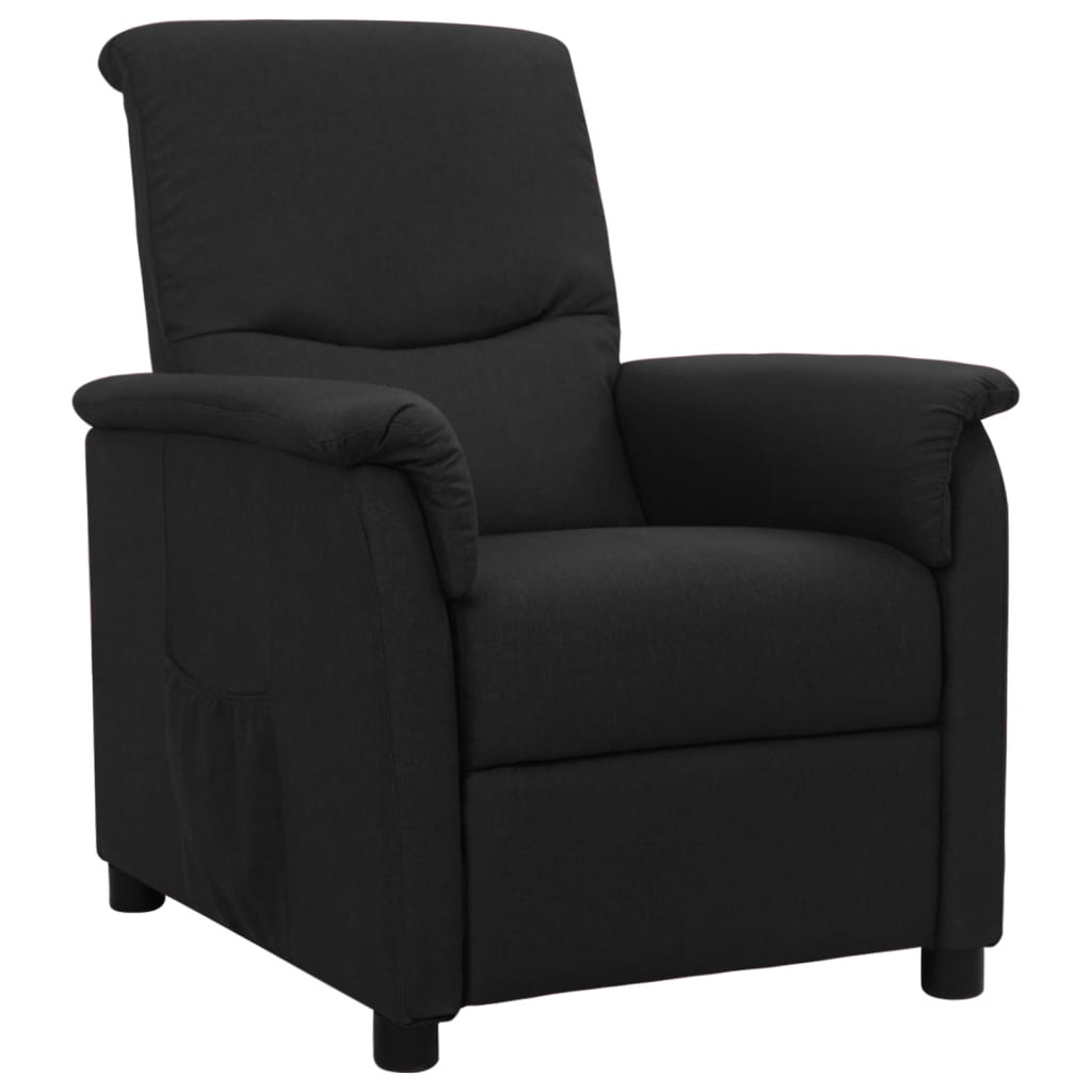 Relaxsessel Schwarz Stoff
