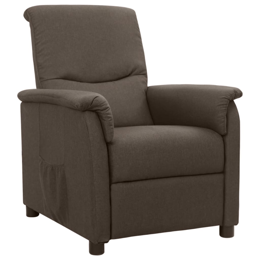 Relaxsessel Braun Stoff