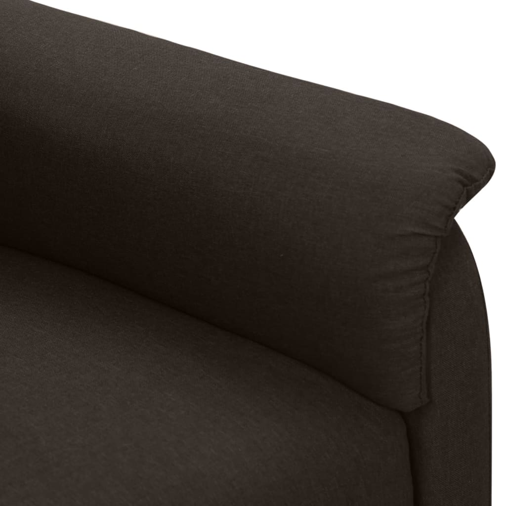 Relaxsessel Dunkelbraun Stoff