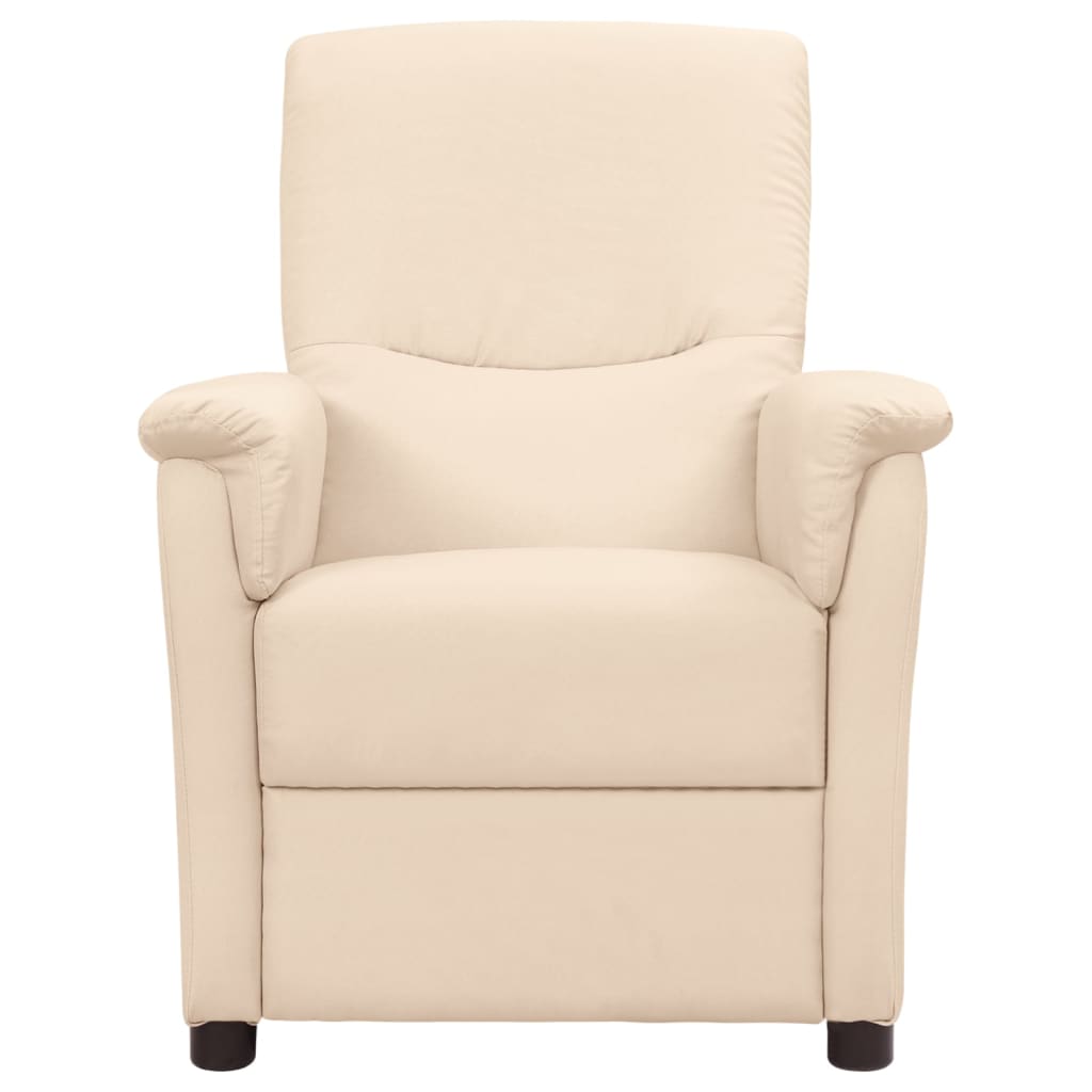 Relaxsessel Creme Stoff