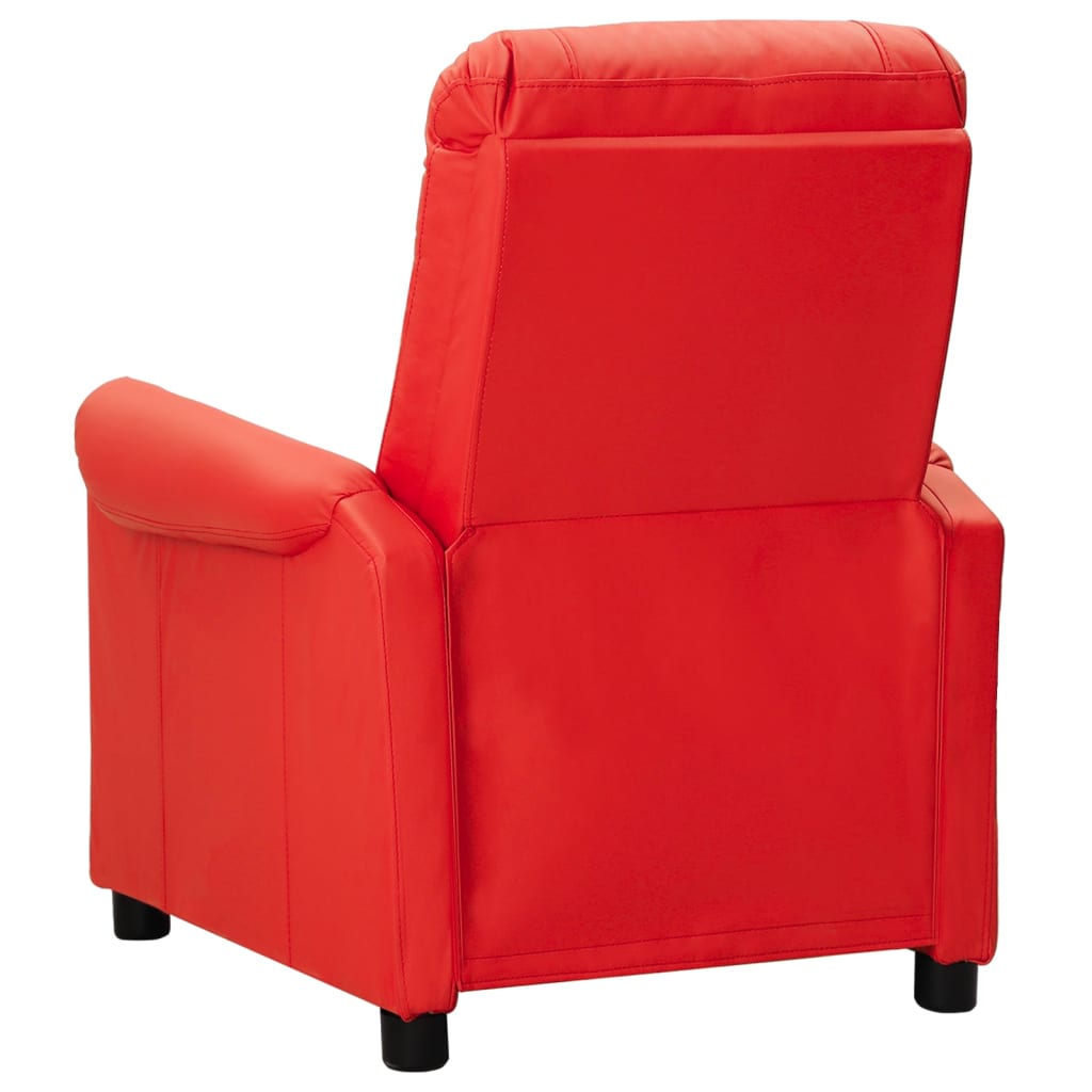 Relaxsessel Rot Kunstleder