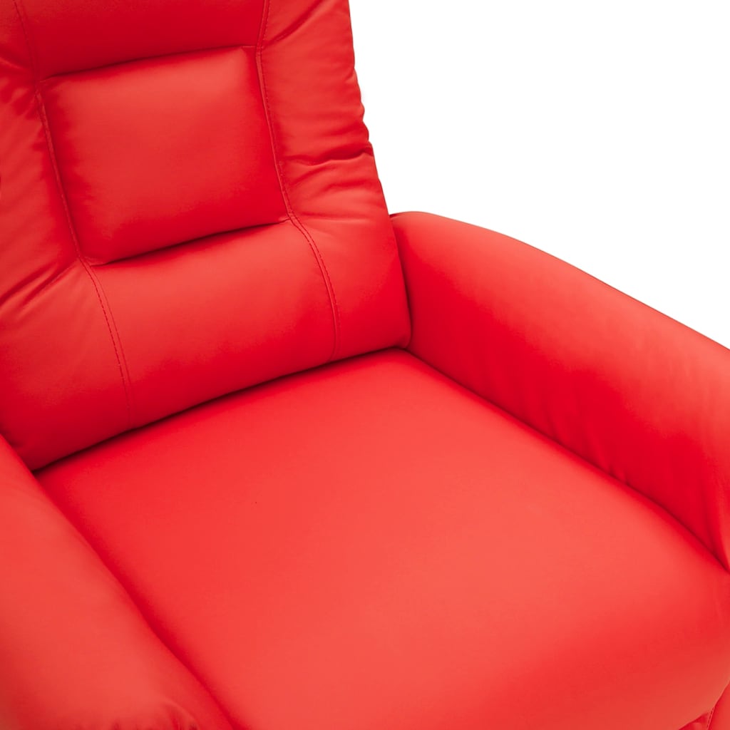 Relaxsessel Rot Kunstleder