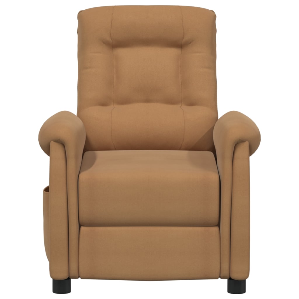 Relaxsessel Taupe Mikrofasergewebe
