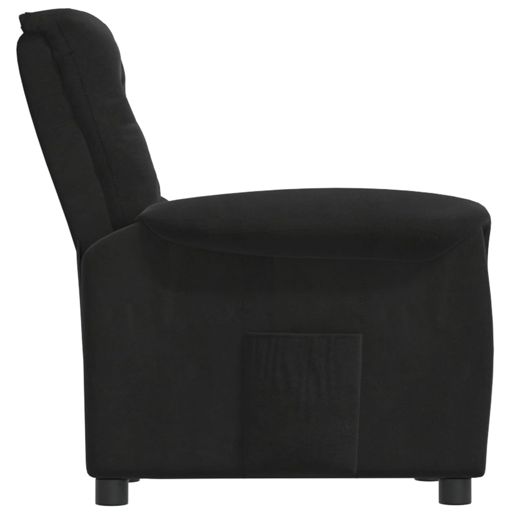 Relaxsessel Schwarz Mikrofasergewebe