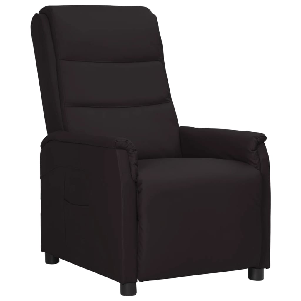 Relaxsessel Schwarz Kunstleder