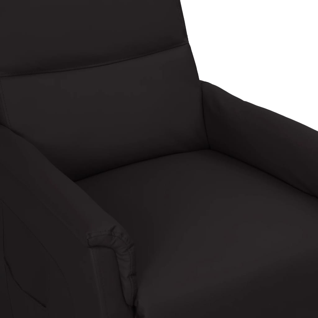 Relaxsessel Schwarz Kunstleder
