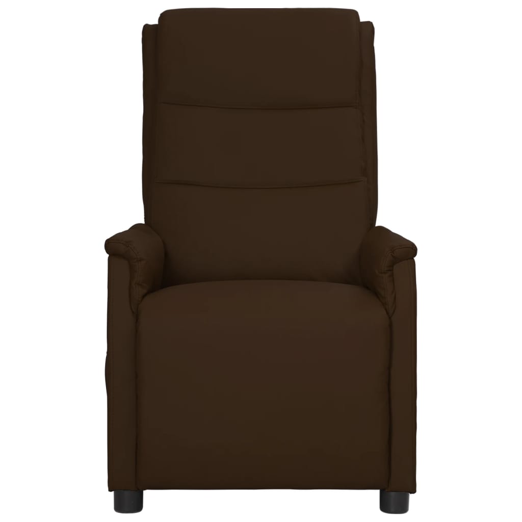 Relaxsessel Braun Kunstleder