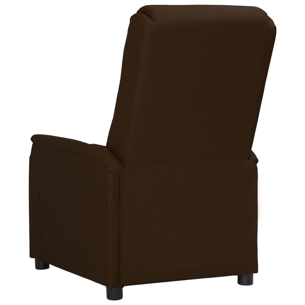 Relaxsessel Braun Kunstleder