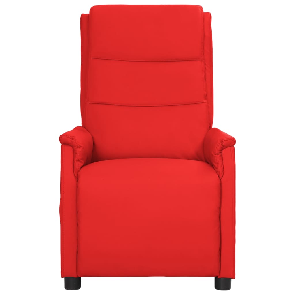 Relaxsessel Rot Kunstleder