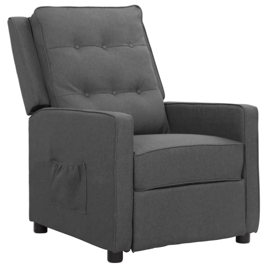 Relaxsessel Hellgrau Stoff