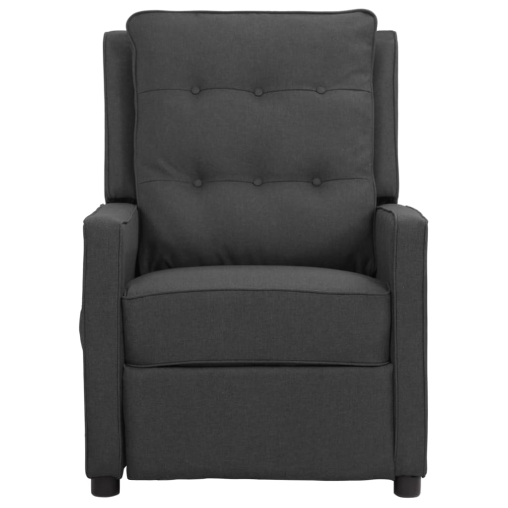 Relaxsessel Dunkelgrau Stoff