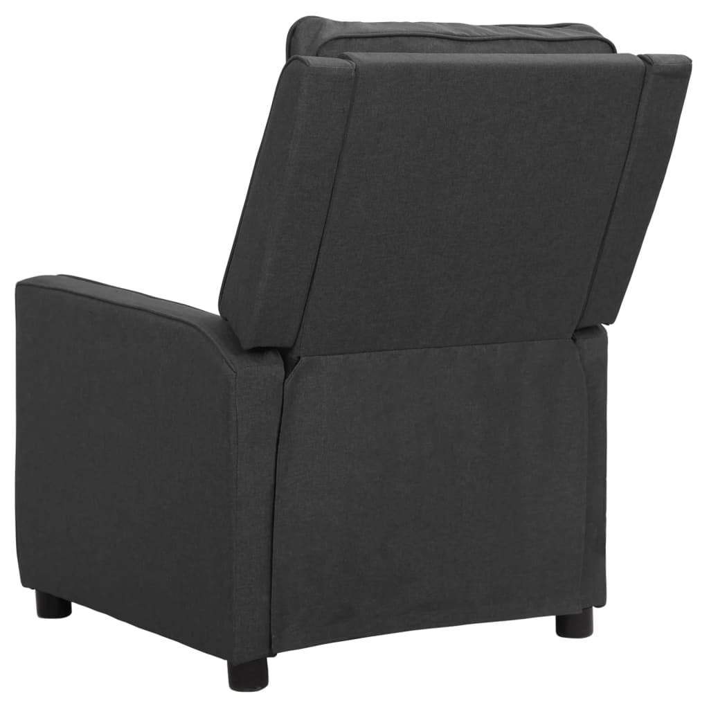 Relaxsessel Dunkelgrau Stoff