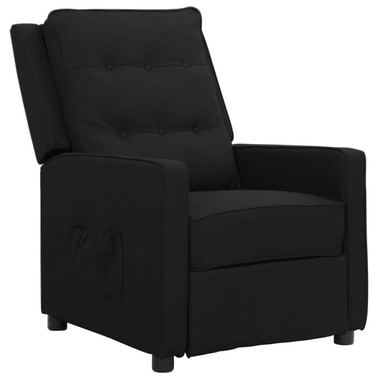 Relaxsessel Schwarz Stoff