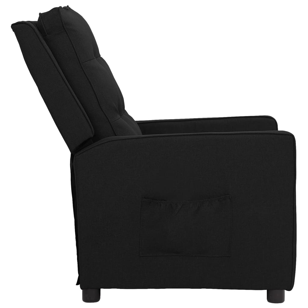 Relaxsessel Schwarz Stoff