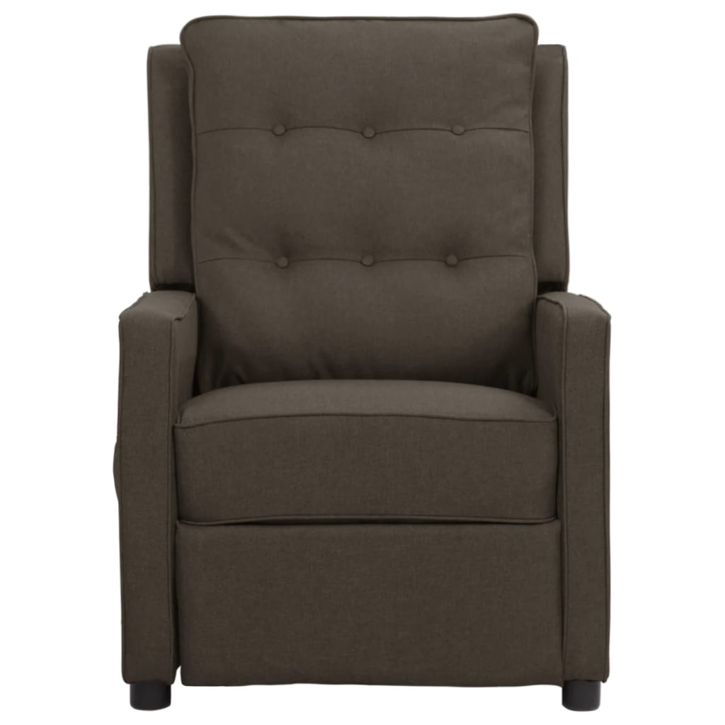 Relaxsessel Braun Stoff
