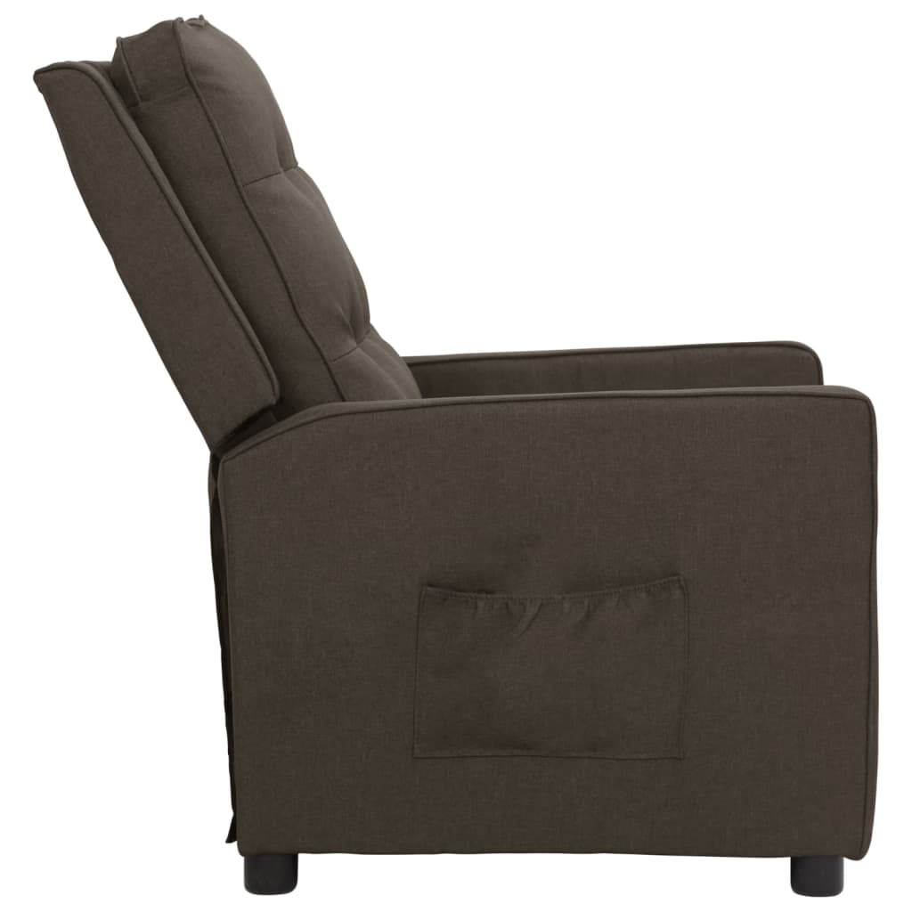 Relaxsessel Braun Stoff