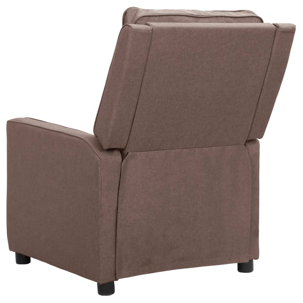 Relaxsessel Taupe Stoff