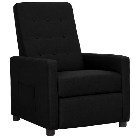 Relaxsessel Schwarz Stoff