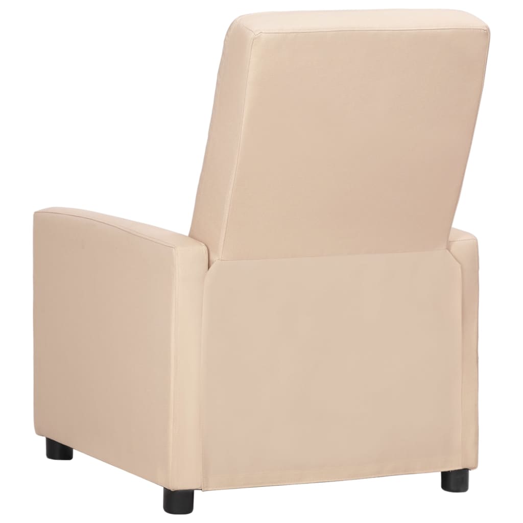 Relaxsessel Taupe Stoff