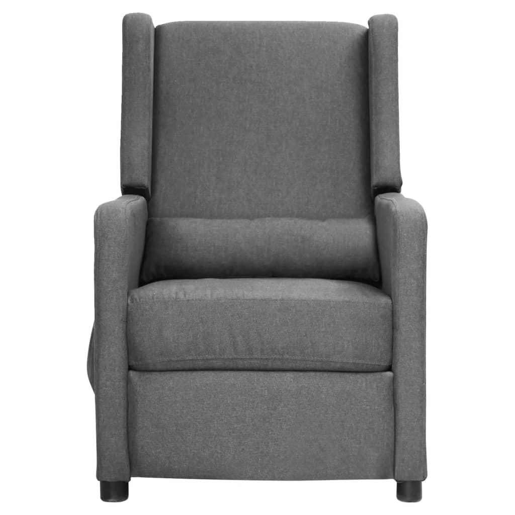 Relaxsessel Hellgrau Stoff