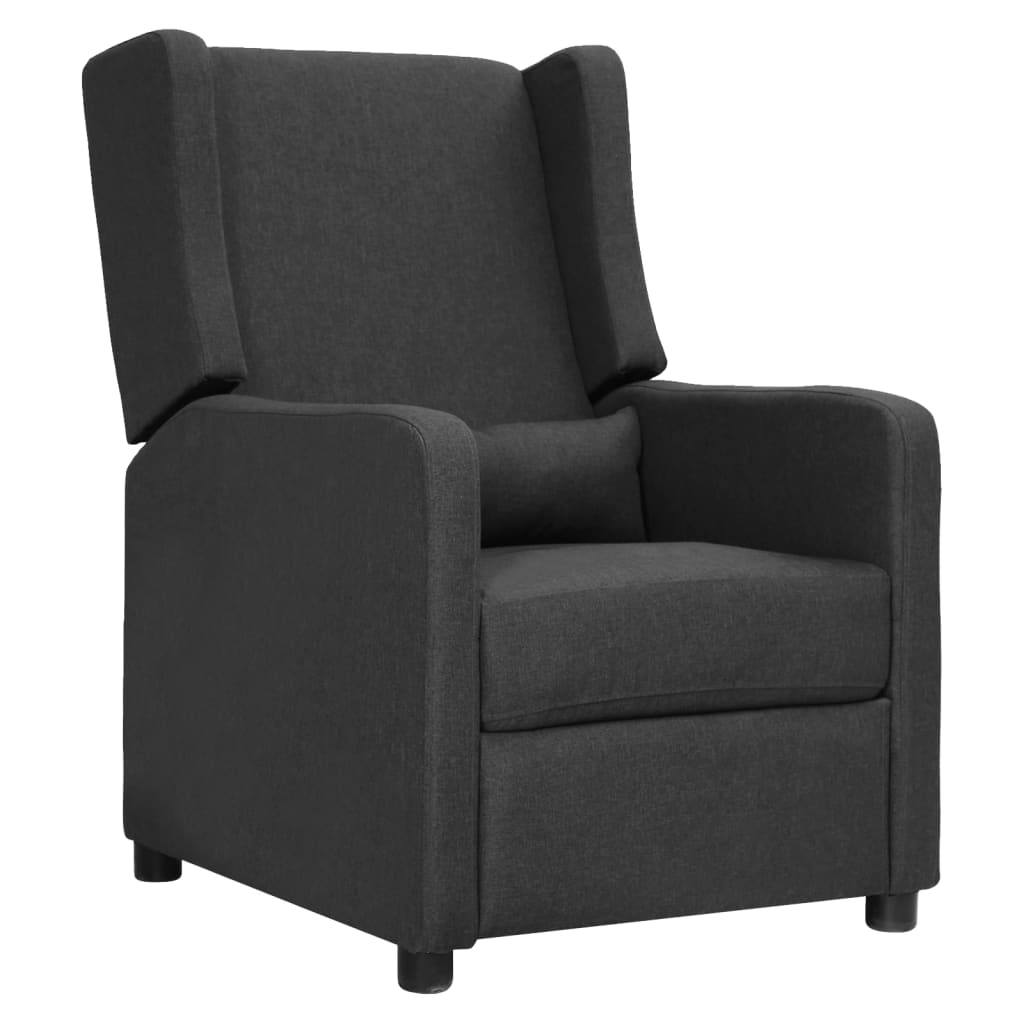 Relaxsessel Dunkelgrau Stoff