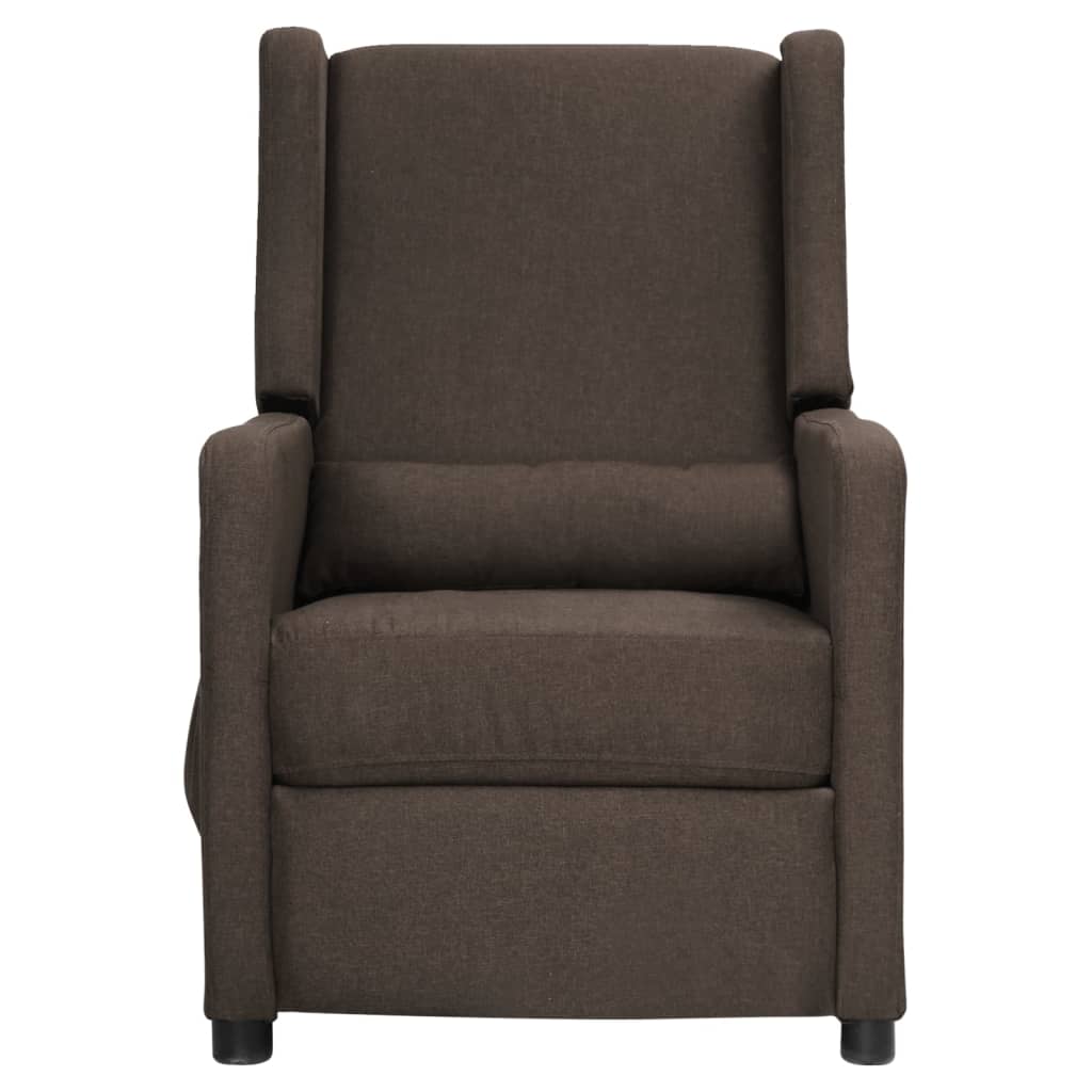 Relaxsessel Braun Stoff