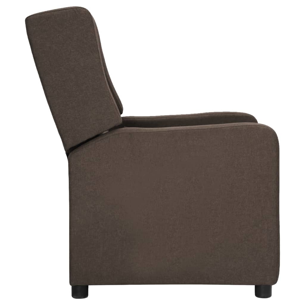 Relaxsessel Braun Stoff