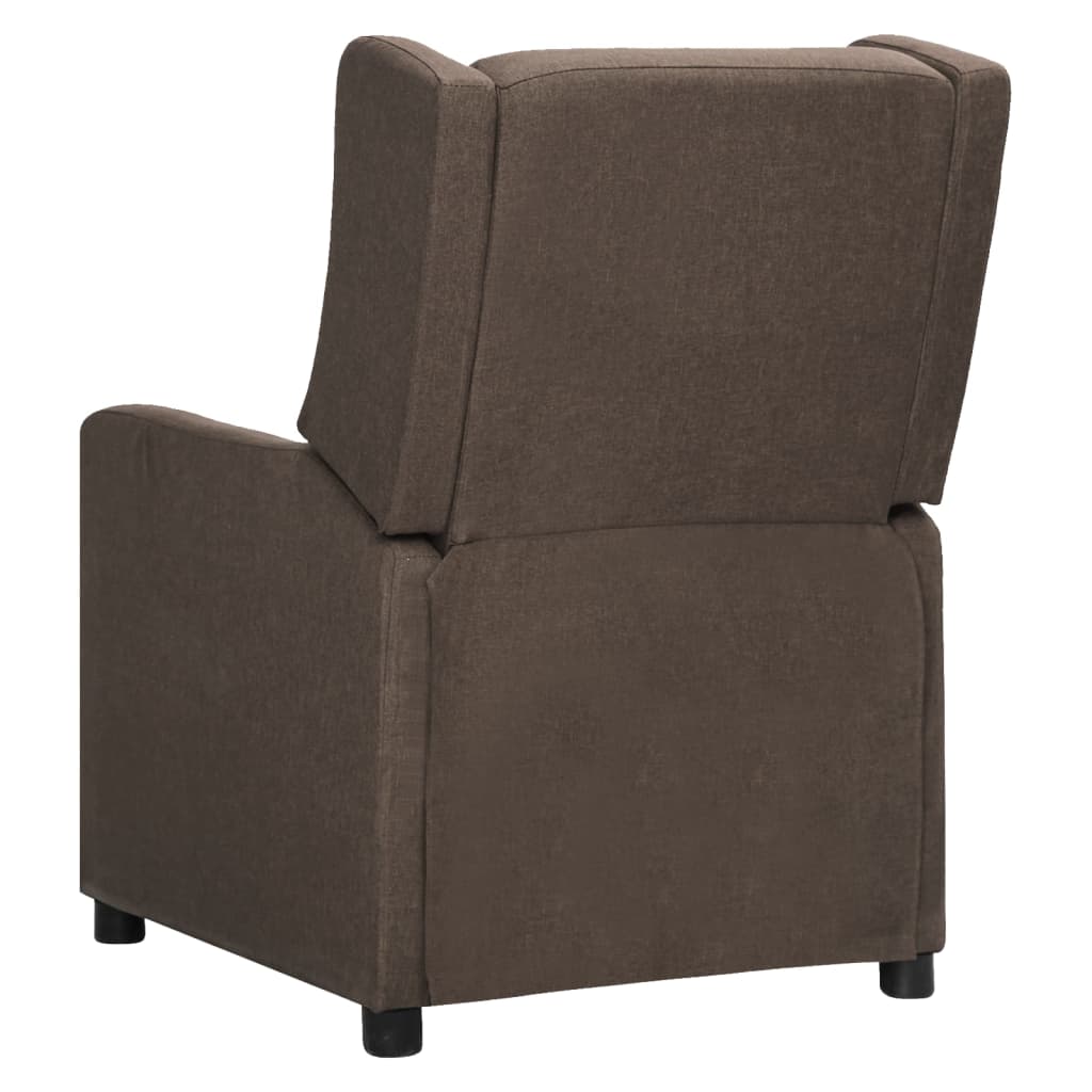 Relaxsessel Braun Stoff