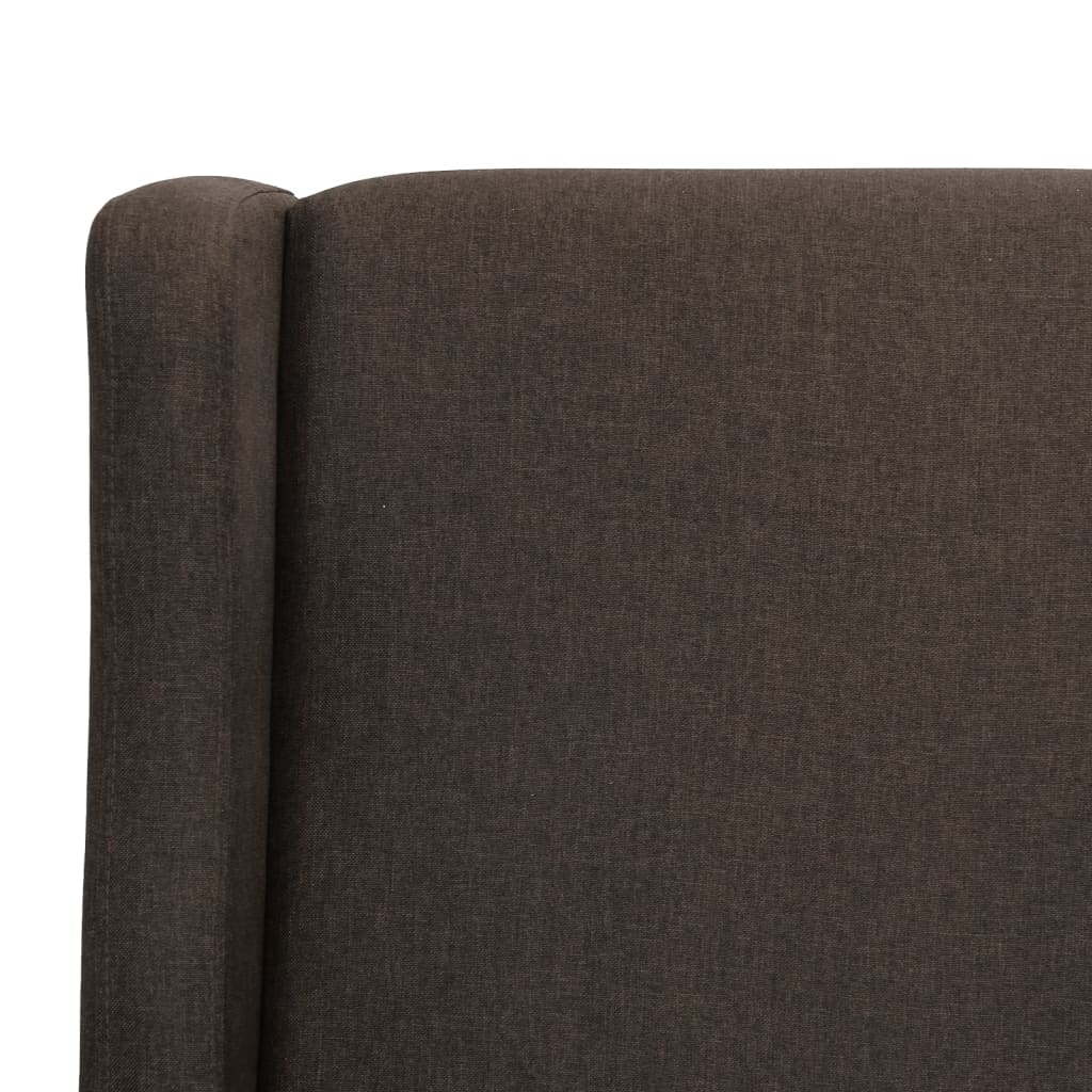 Relaxsessel Dunkelbraun Stoff
