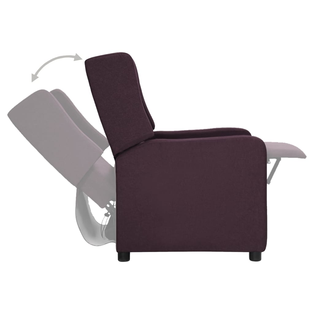 Relaxsessel Lila Stoff