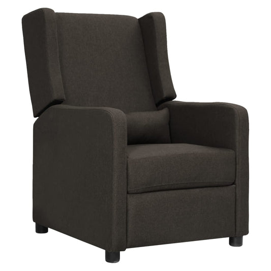 Relaxsessel Taupe Stoff