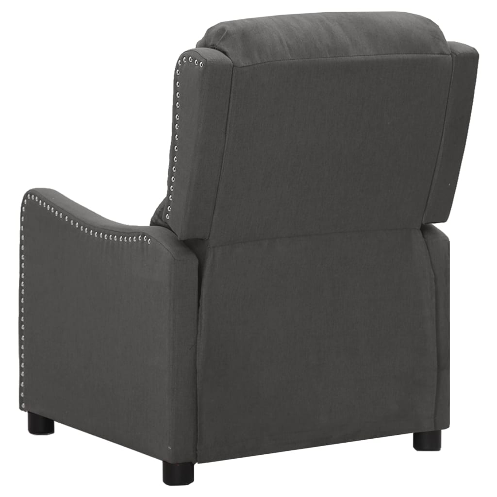 Relaxsessel Dunkelgrau Stoff