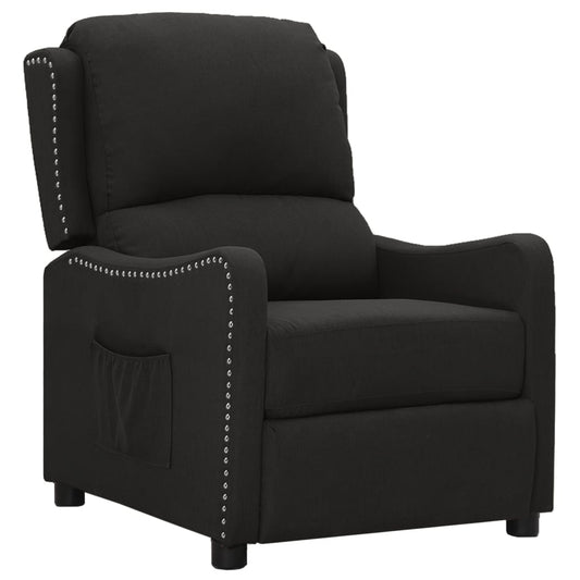 Relaxsessel Schwarz Stoff