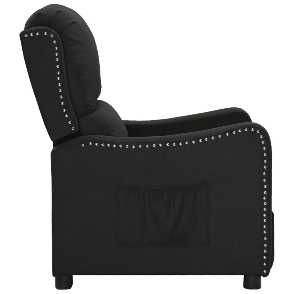 Relaxsessel Schwarz Stoff