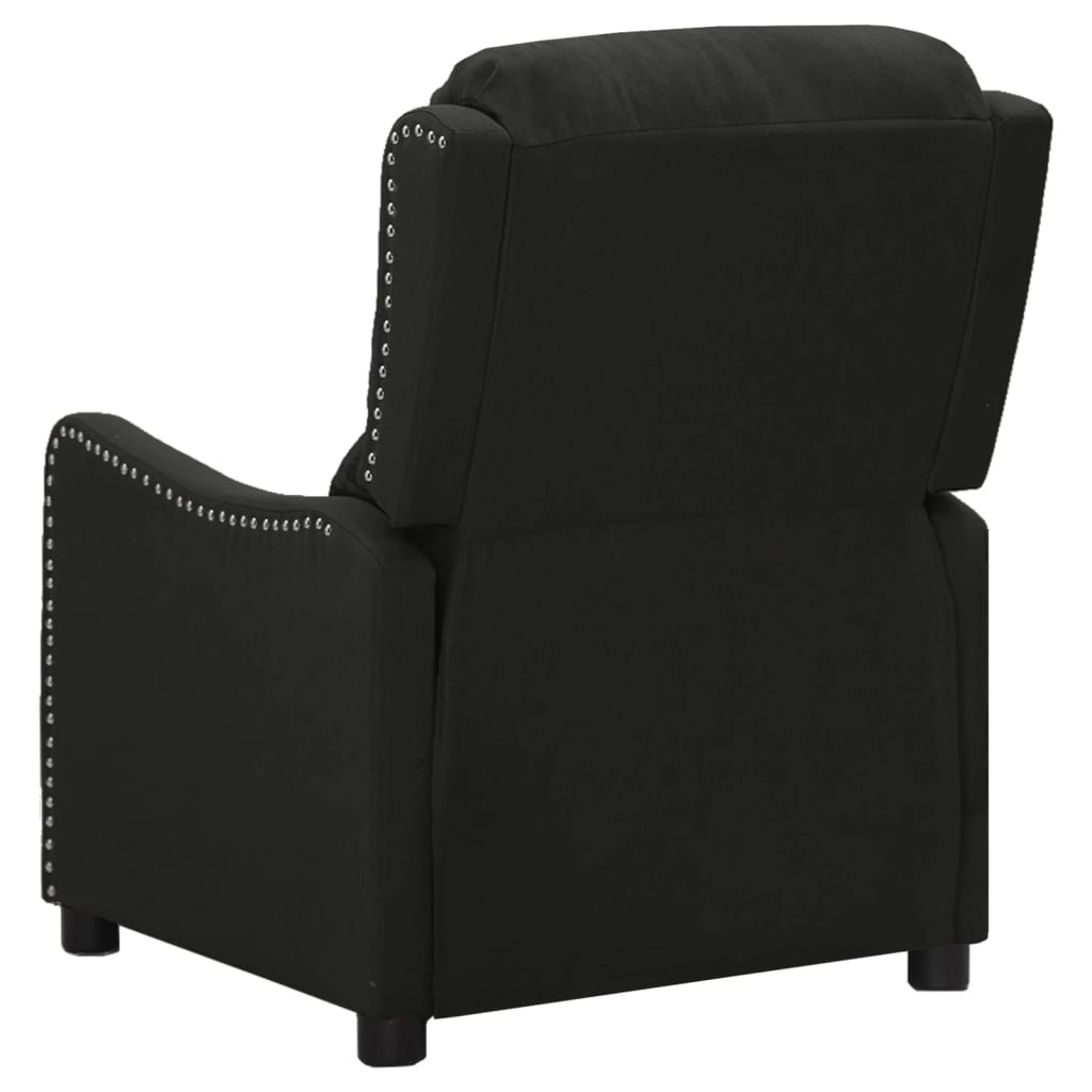 Relaxsessel Schwarz Stoff