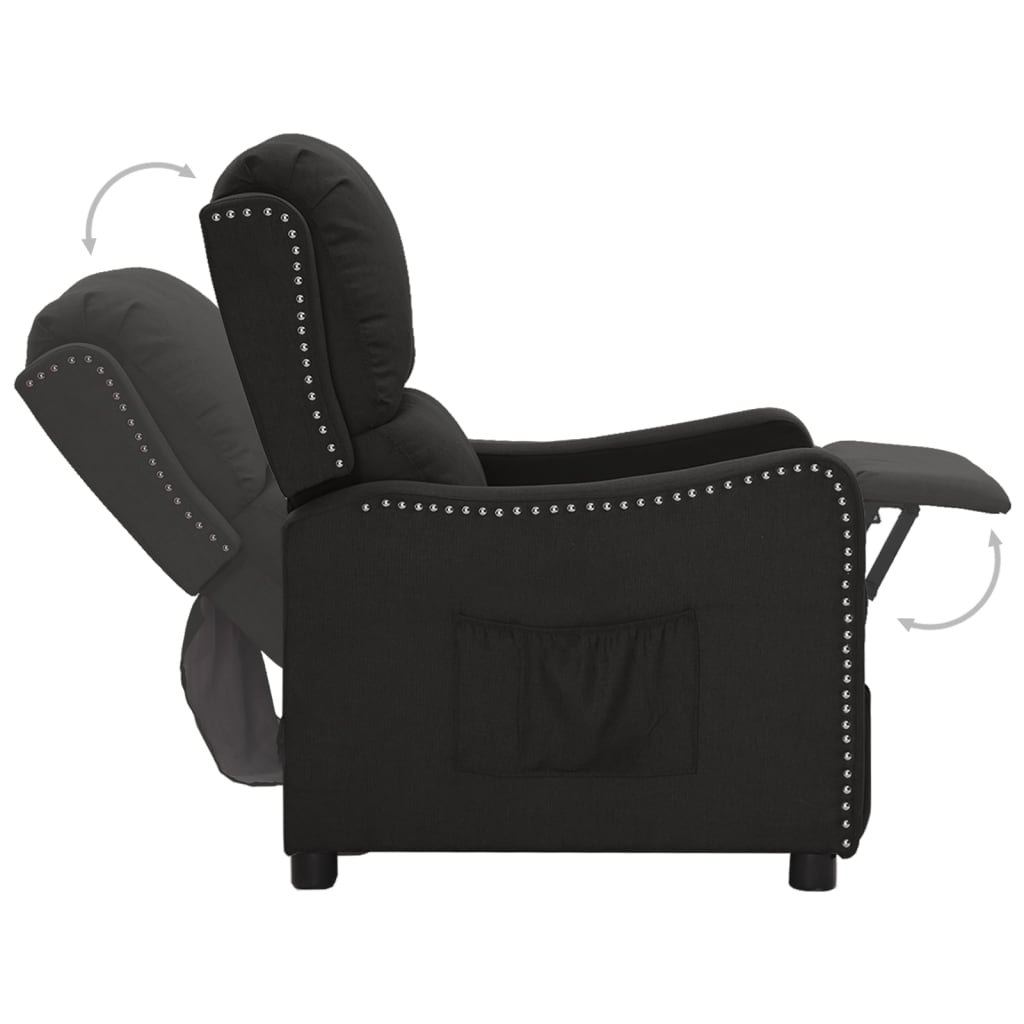 Relaxsessel Schwarz Stoff